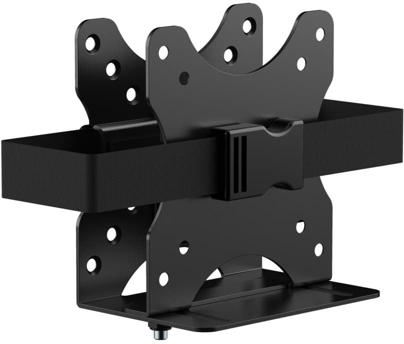 Befestigt einen Mini-PC an der Unterseite eines Schreibtisches oder an einem Monitorarm zwischen der VESA-Halterung und dem Display - 75 x 75 oder 100