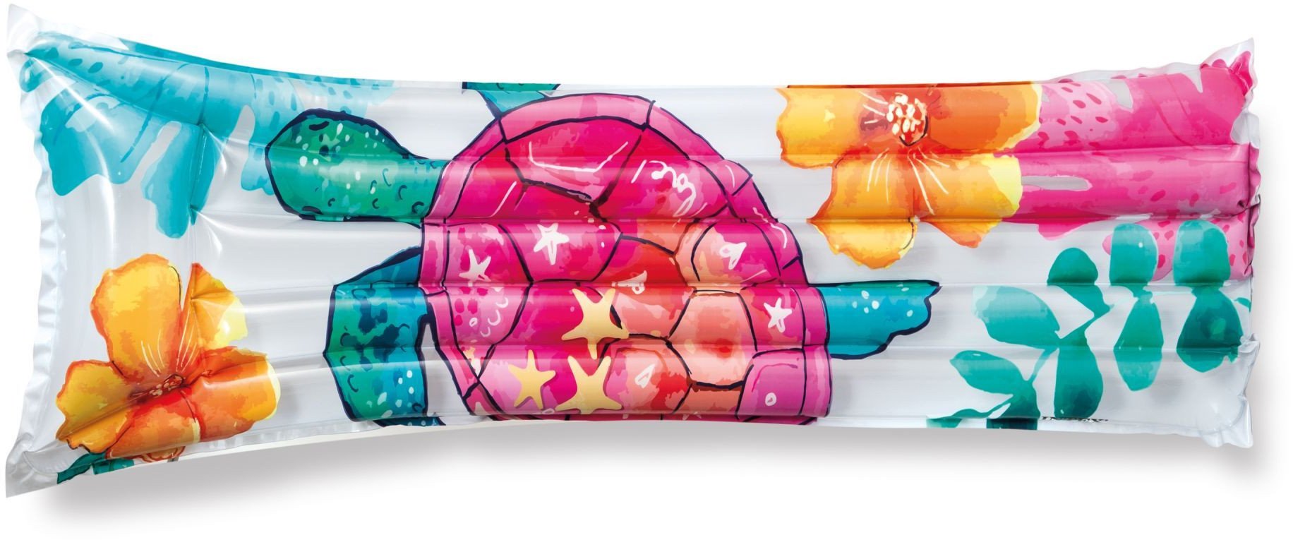 Dmuchany materac do pływania 183x69 cm INTEX 59720 żółw