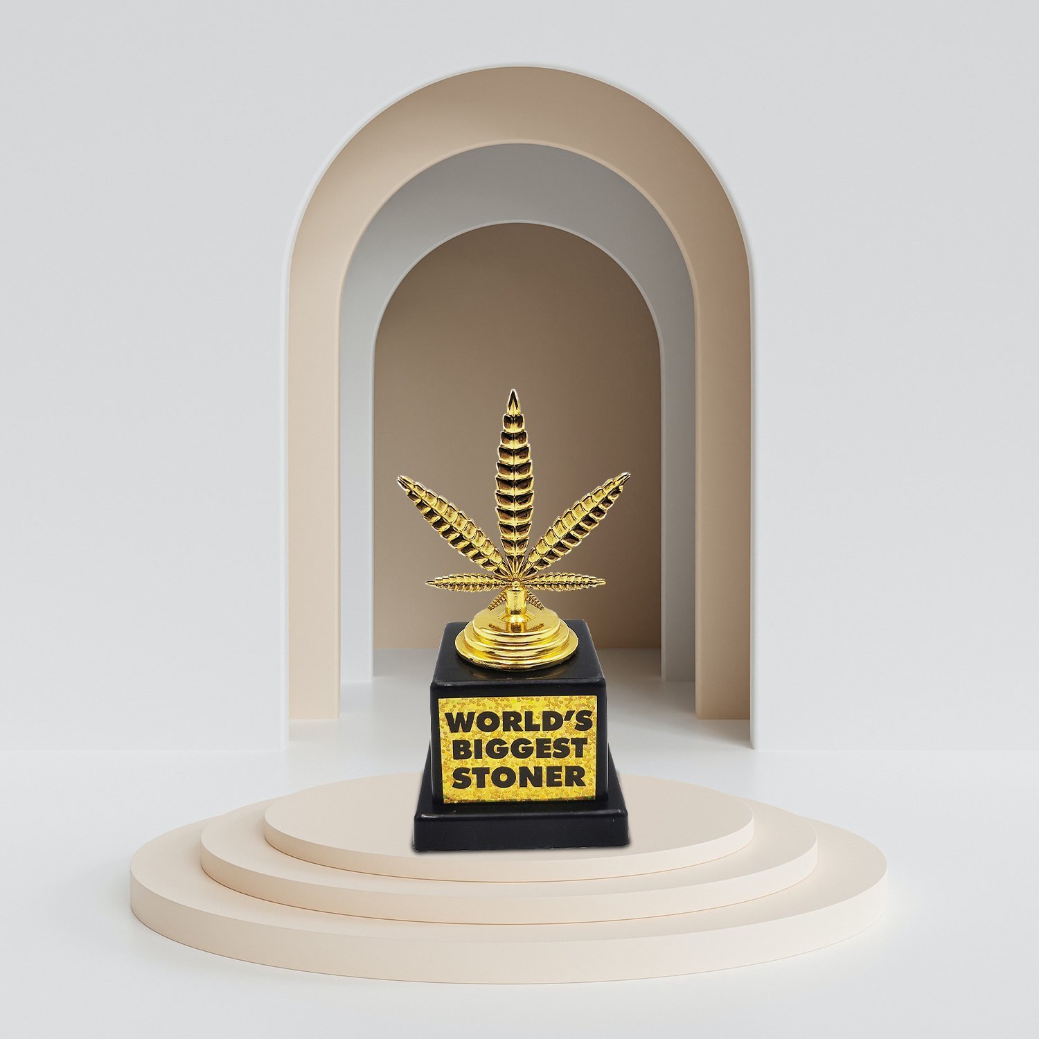 Thumbs Up Mad Monkey - TROFEUM "World's Biggest Stoner"