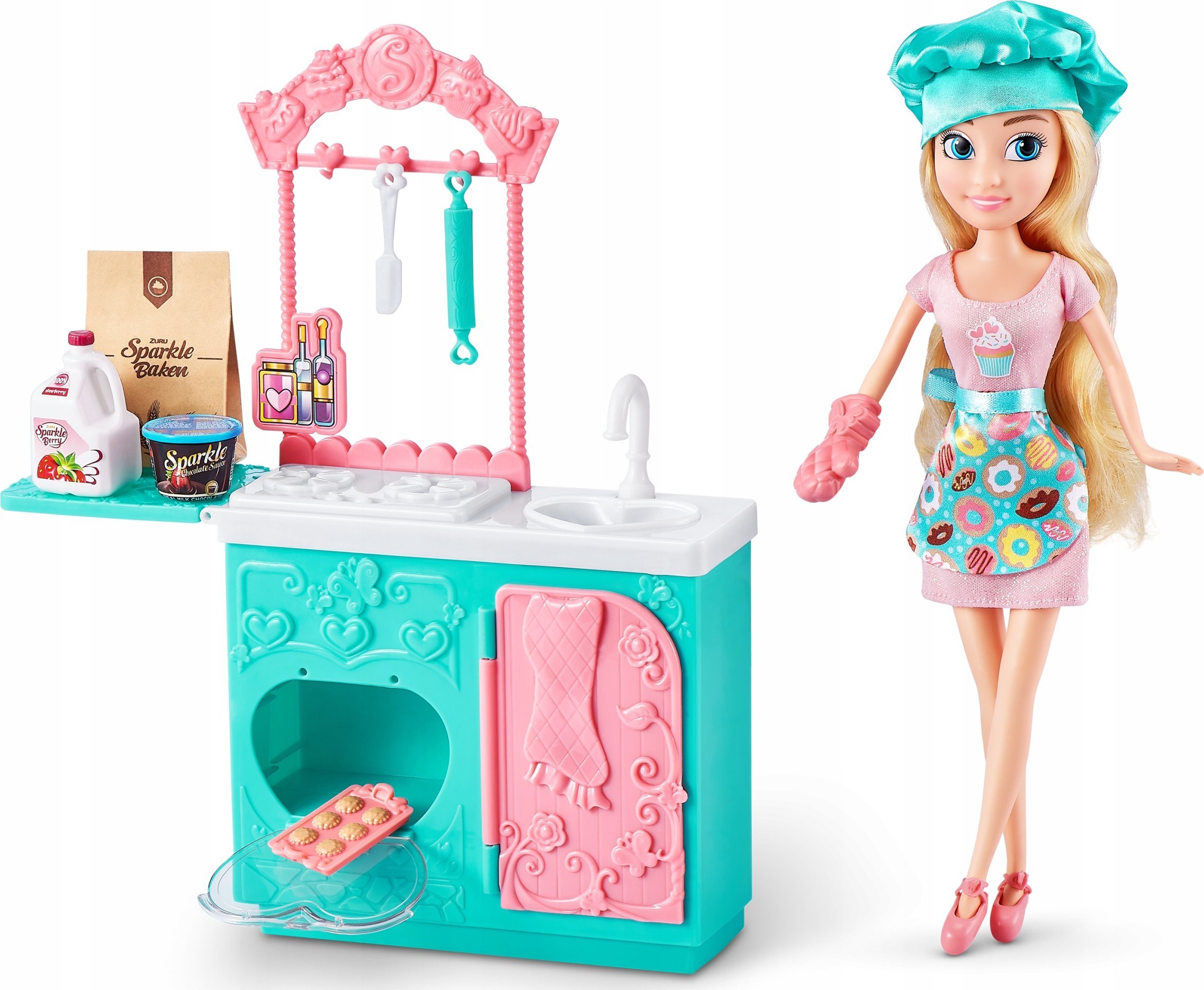 Sparkle Girlz SPARKLE GIRLZ 27cm doll playset Doll Bake Off, 100183