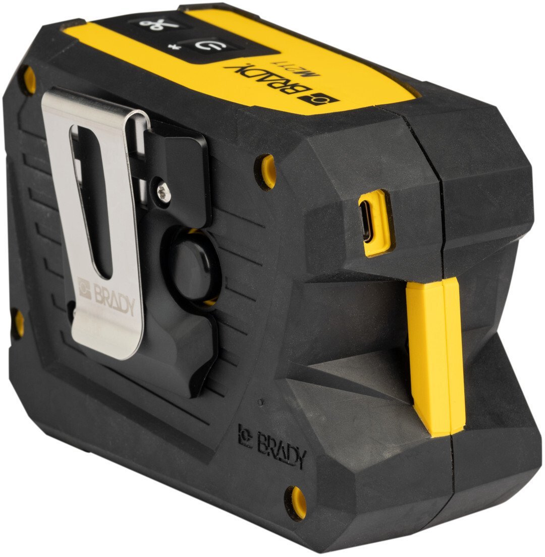 Drukarka etykiet Brady M211-Drukarka etykiet-Kit mobilny drukarka termotransferowa 203dpi max. szerokość 19.05 mm Bluetooth w tym wiele akcesoriów EU-