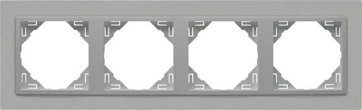 Efapel EFAPEL ANIMATO RAMKA 4-KROTNA ALUMINIUM 90940 TAA