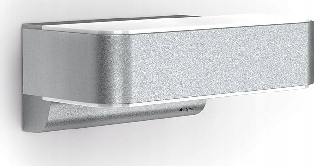 Kinkiet Steinel Zewnętrzna oprawa na ścianę z czujnikiem ruchu i zmierzchu LED L 810 S SI