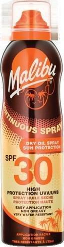 Malibu Continuous Dry Oil Spray SPF30 175ml