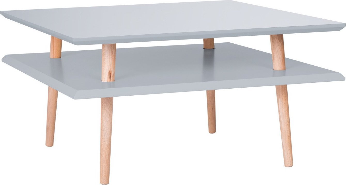 Ragaba Stolik kawowy SQUARE LOW 68x68 ciemnoszary kwadratowy