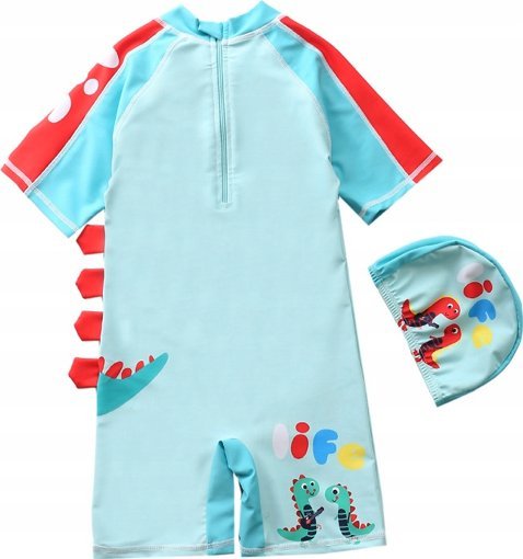 Strój kąpielowy UV UPF50+ dla chłopca miętowy 1-2 lat