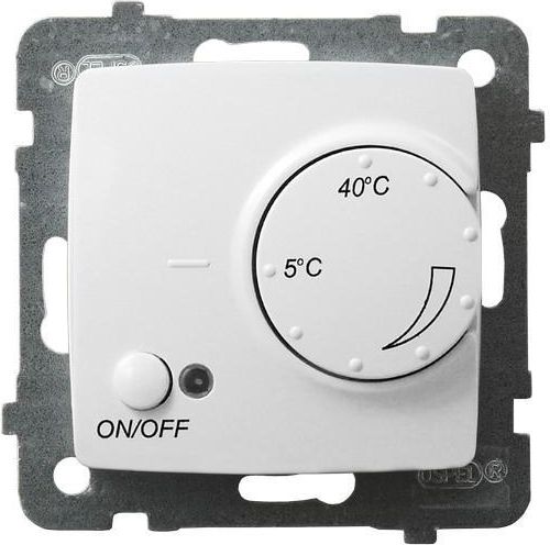 Ospel KARO Regulator temperatury czujnik podłogowy biały (RTP-1S/m/00)