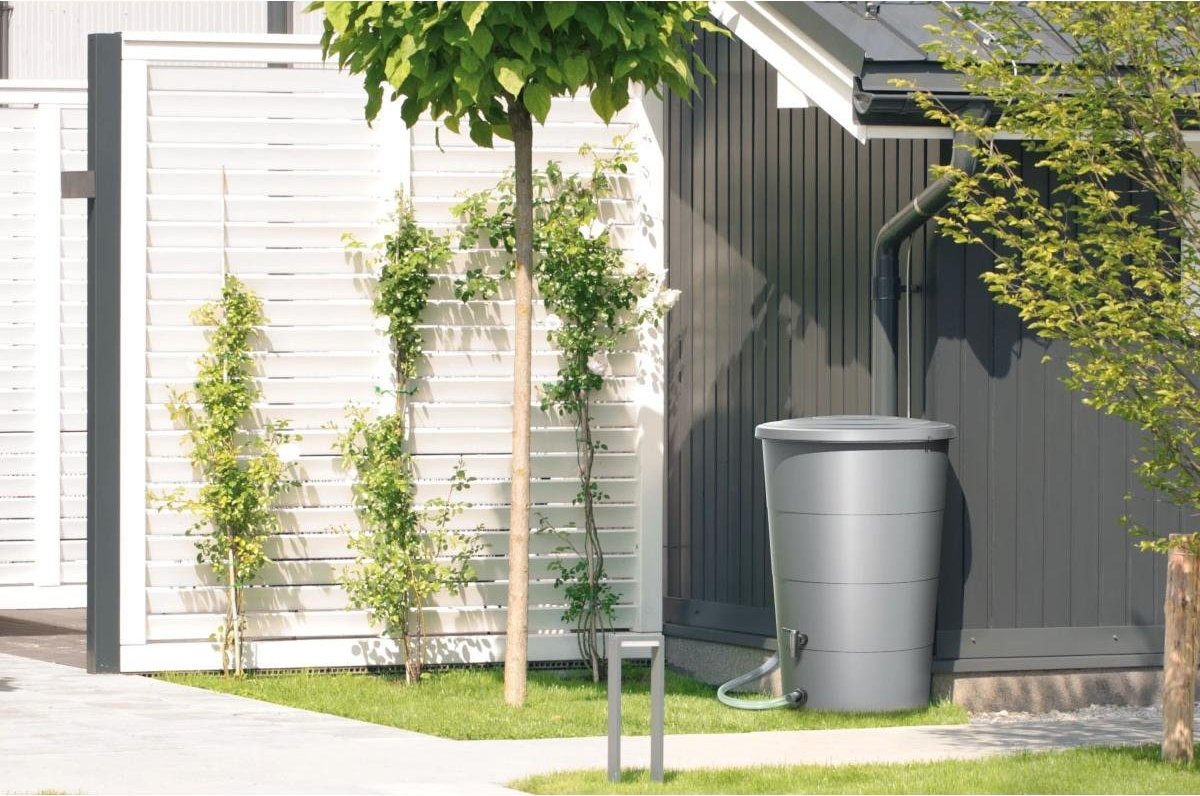 Prosperplast ZBIORNIK POJEMNIK NA WODĘ DESZCZÓWKĘ SMOOTH 160L ANTRACYT