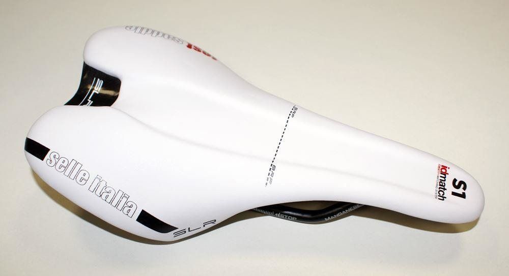 Selle Italia Siodło SELLE ITALIA SLR BOOST TM S (id match - S1) manganese tube 7, białe, testowe (NEW)