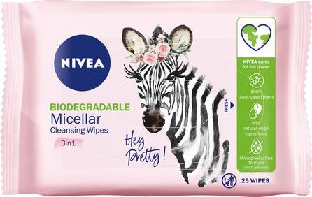 Nivea MicellAir Skin Breathe chusteczki do demakijażu twarzy i oczu 3w1