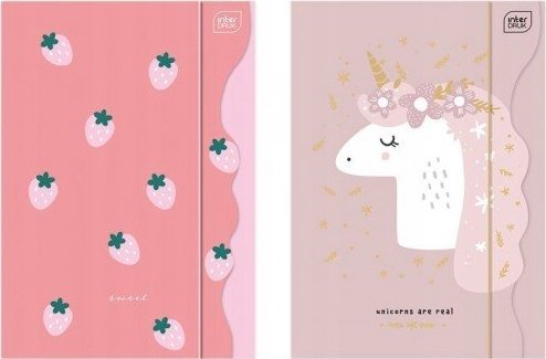 Interdruk Teczka z gumka A4+ Shape Girls