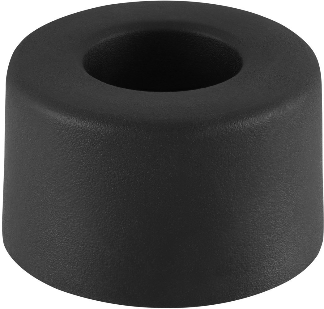 DOOR STOP 25N 40X25MM BLACK 1PCS