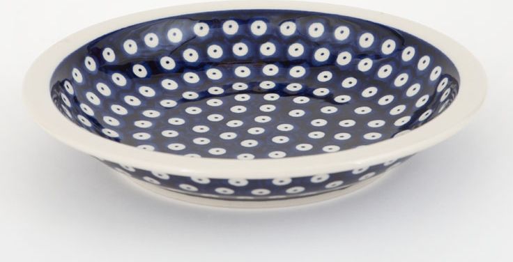 Bolesławiec Talerz głęboki 23cm Bolesławiec Kropki 42