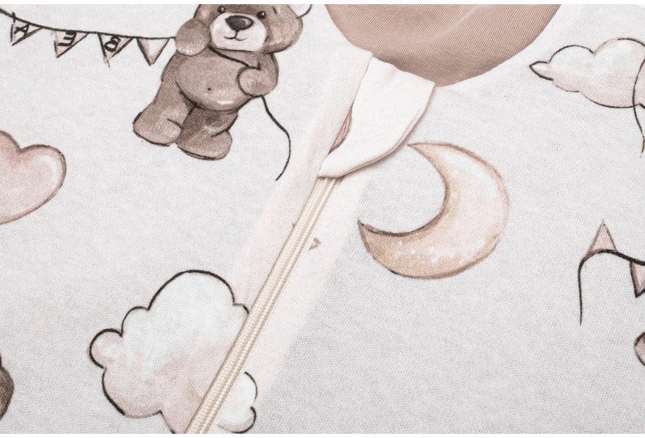 Śpiworek do spania dla dziecka z nogawkami, letni 0,5 TOG - Słodkie Sny - od 2l do 4l