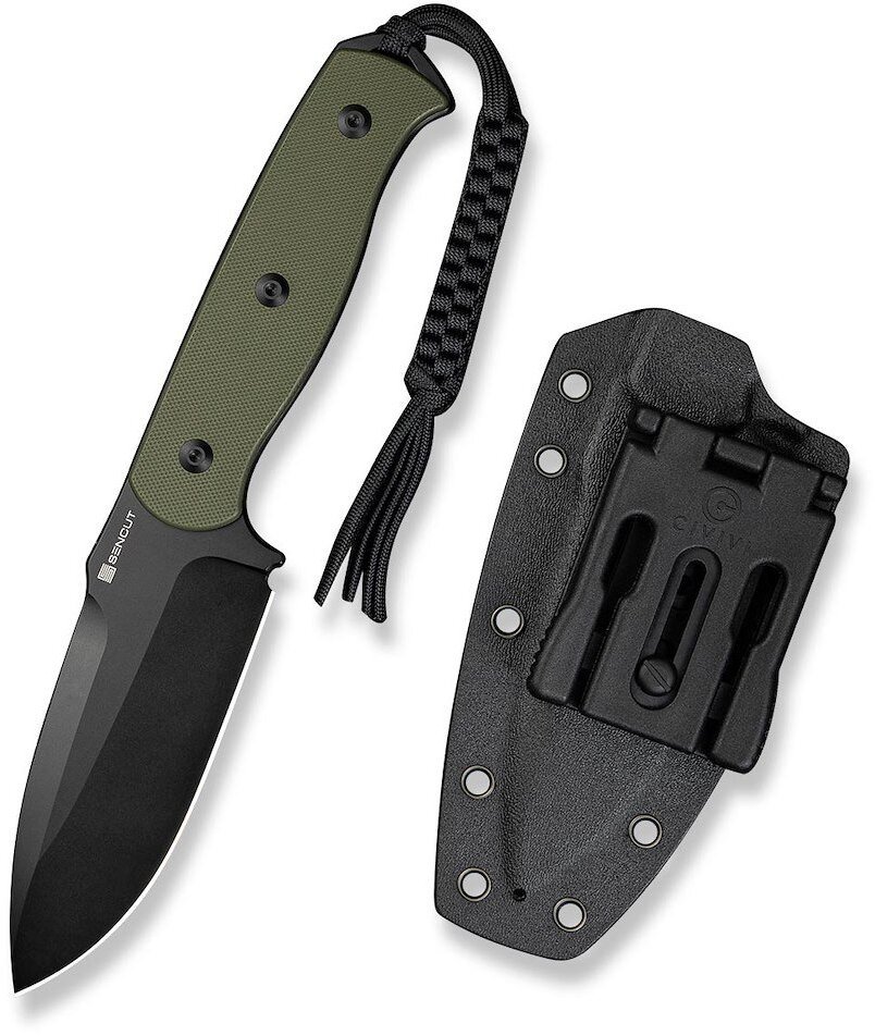 Sencut by We Knife Nóż Fixed Toxodon G10 OD Green Black Blade