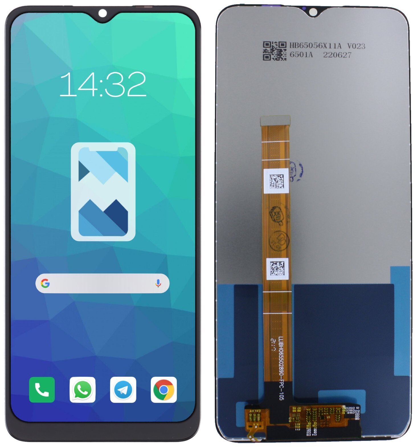Wyświetlacz LCD Ekran Szybka Dotyk do Realme C25Y RMX3269