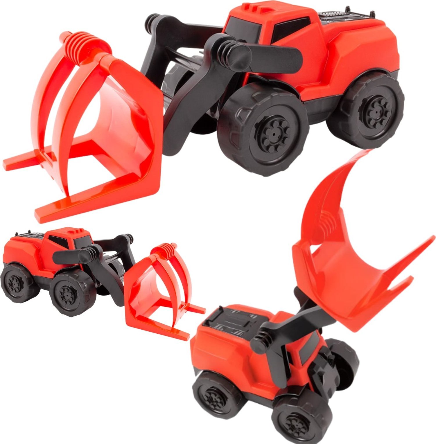 Maszyna Koparka Pojazd Budowlany Ruchome Elementy Widły Solidny