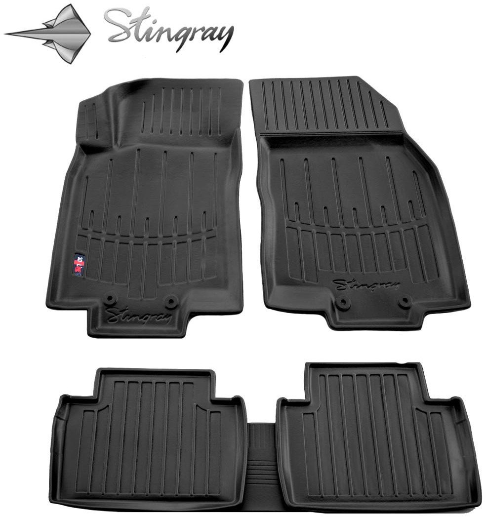 Kilimėliai 3D NISSAN X-Trail T32 2014-2020, 5 vnt. black /5014025