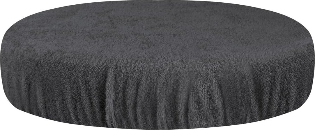 Activeshop Pokrowiec frotte na taboret grafit