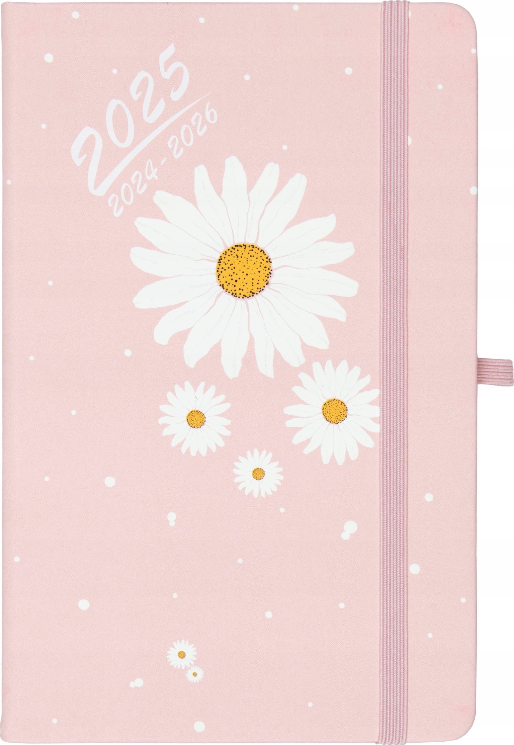 Kalendarz 2024/2026 A5 18M tyg. Hip Hop stokrotka