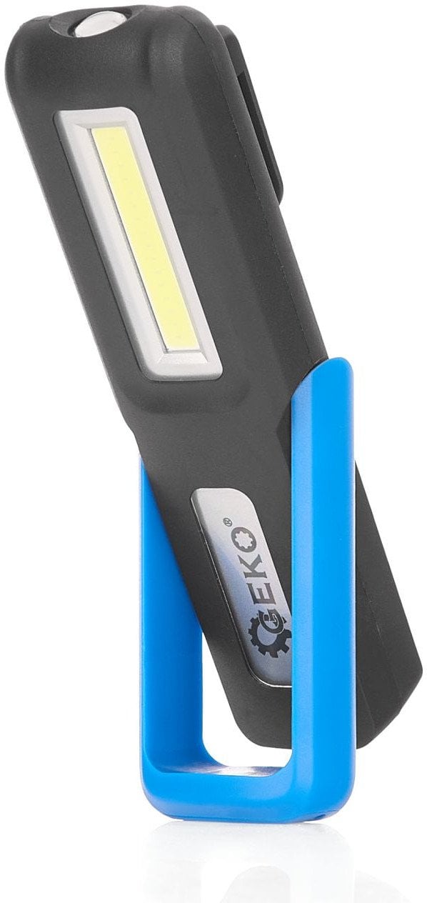 Lampa warsztatowa 3W+3W LED COB 1200mAh z uchwytem i magnesem (48)