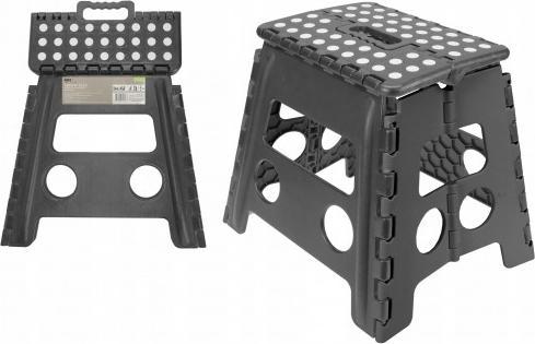 Ravi RAVI Taboret składany antypoślizgowy ALEX 32cm grafitowy