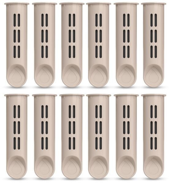 ZESTAW 12 Filtrów do Butelki Filtrującej Dafi SOFT i SOLID Cappuccino