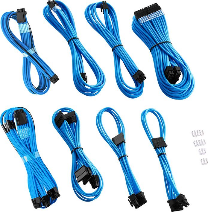 CableMod CableMod RT-Series PRO ModMesh 12VHPWR Dual Cable Kit for ASUS/Seasonic - light blue