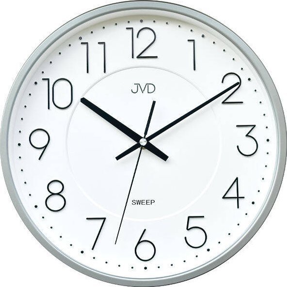 JVD Zegar ścienny JVD HX2495.1 cichy mechanizm, 30,5 cm