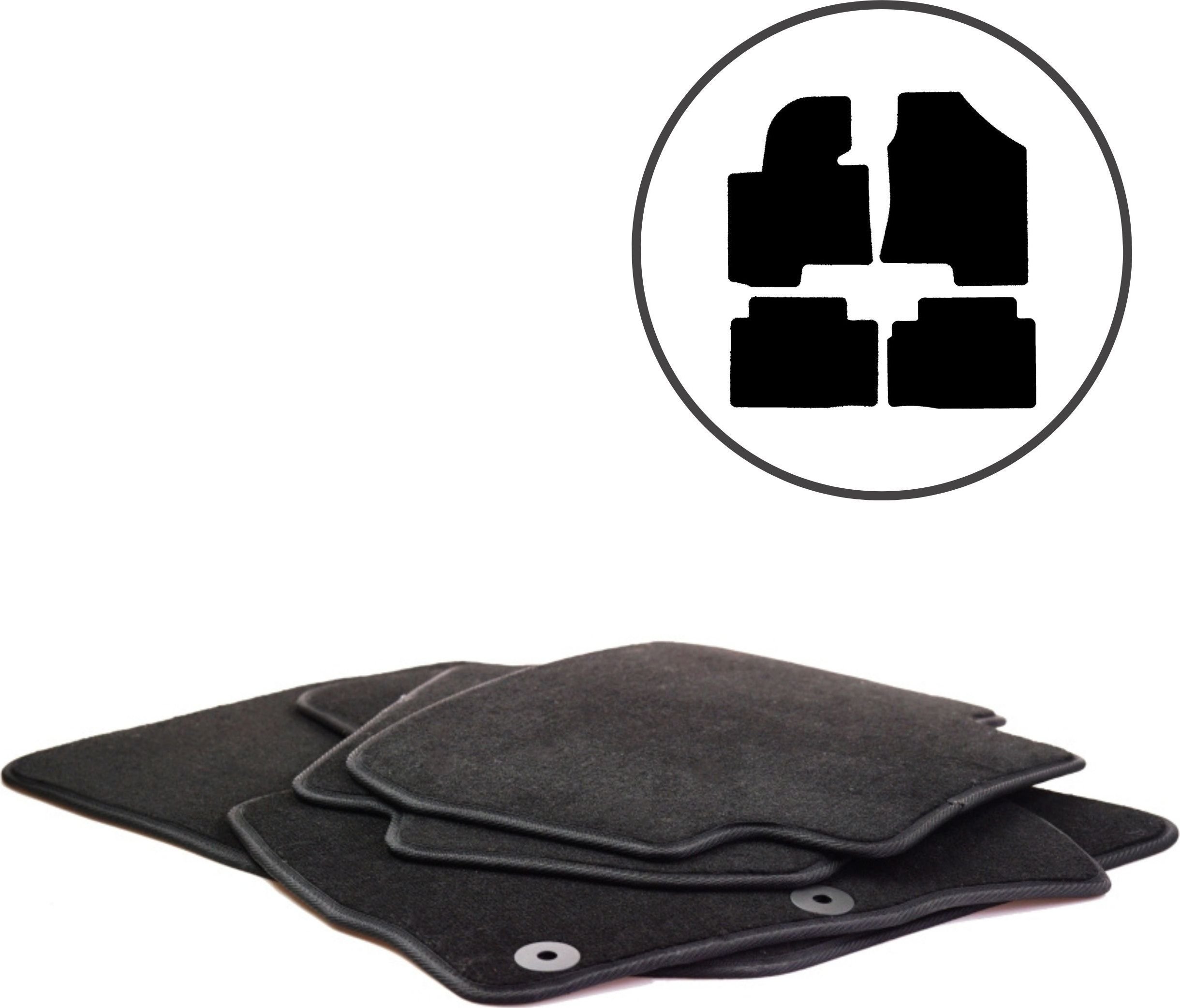 Dikel Dywaniki samochodowe 4szt. KIA Sportaqe III