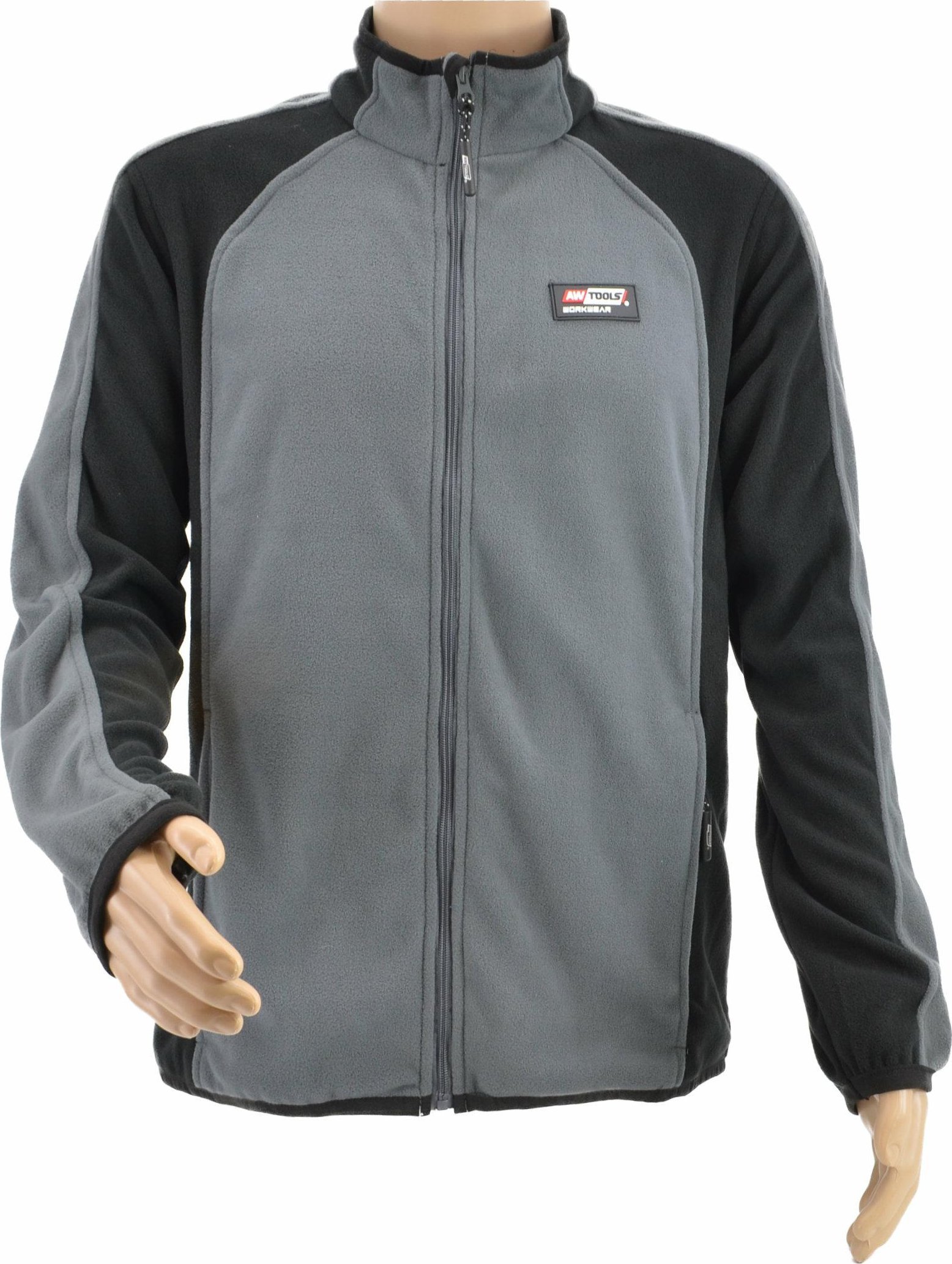 AWTools AWTOOLS BLUZA POLAROWA T1/ SZARO-CZARNA/ M