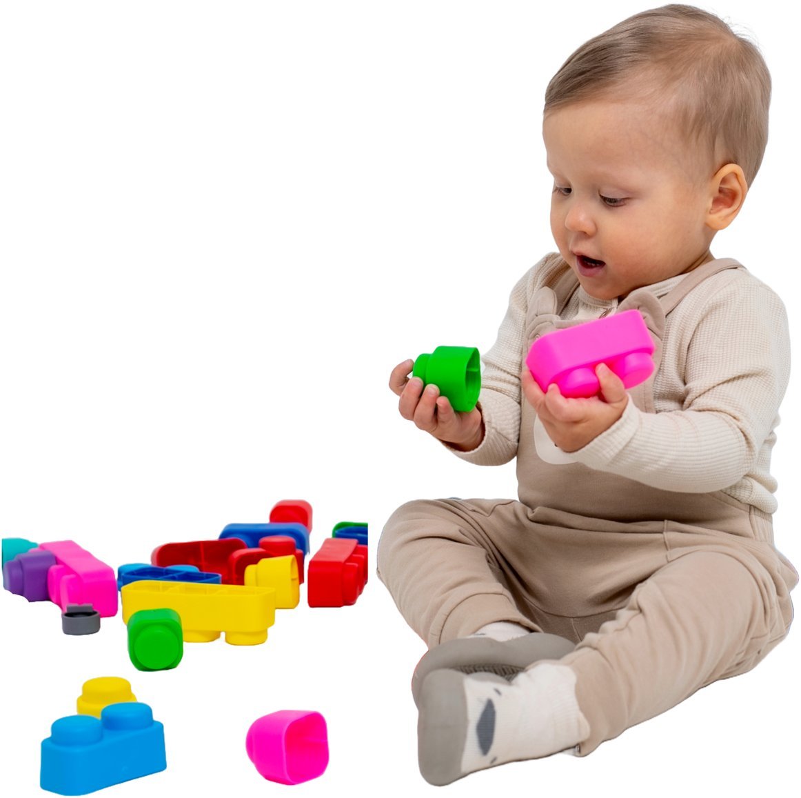 Gerardo's Toys mīksto klucīšu komplekts 42 gab. GT3105 GT3105 (4743345631053)