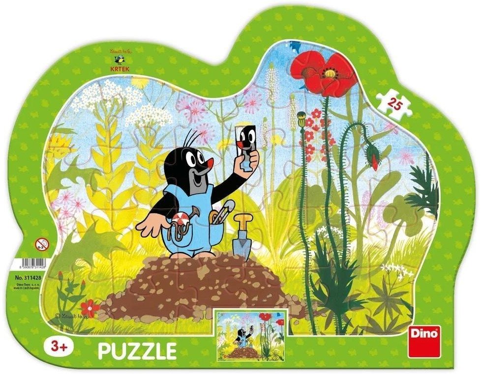 Puzzle ramkowe 25 Krecik i spodenki