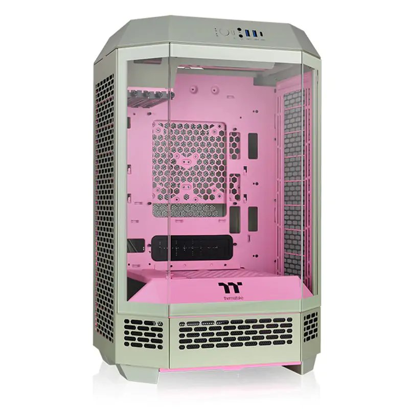 Obudowa Thermaltake The Tower 300 zielono-różowa (CA-1Y4-00SJWN-00)