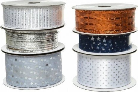 Kaemingk Wstążka ozdobna dekoracyjna na prezenty