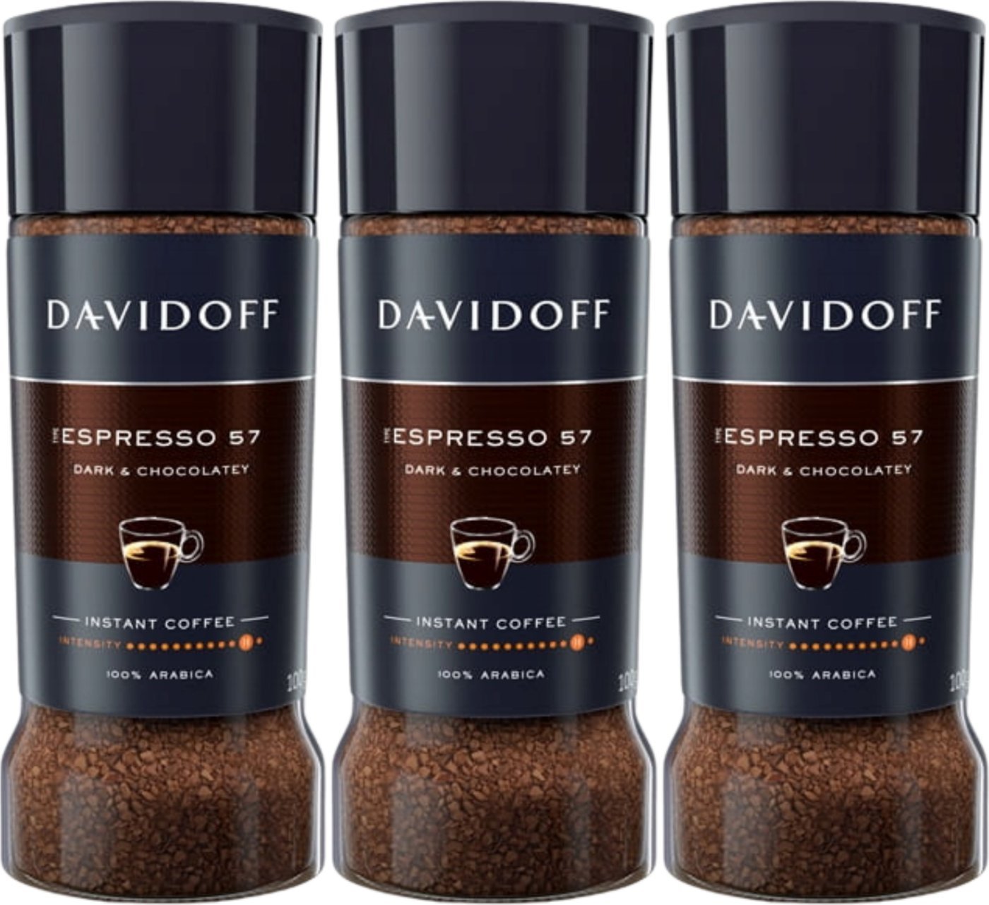Davidoff Espresso 57 Kawa Rozpuszczalna 100g x3 Arabika