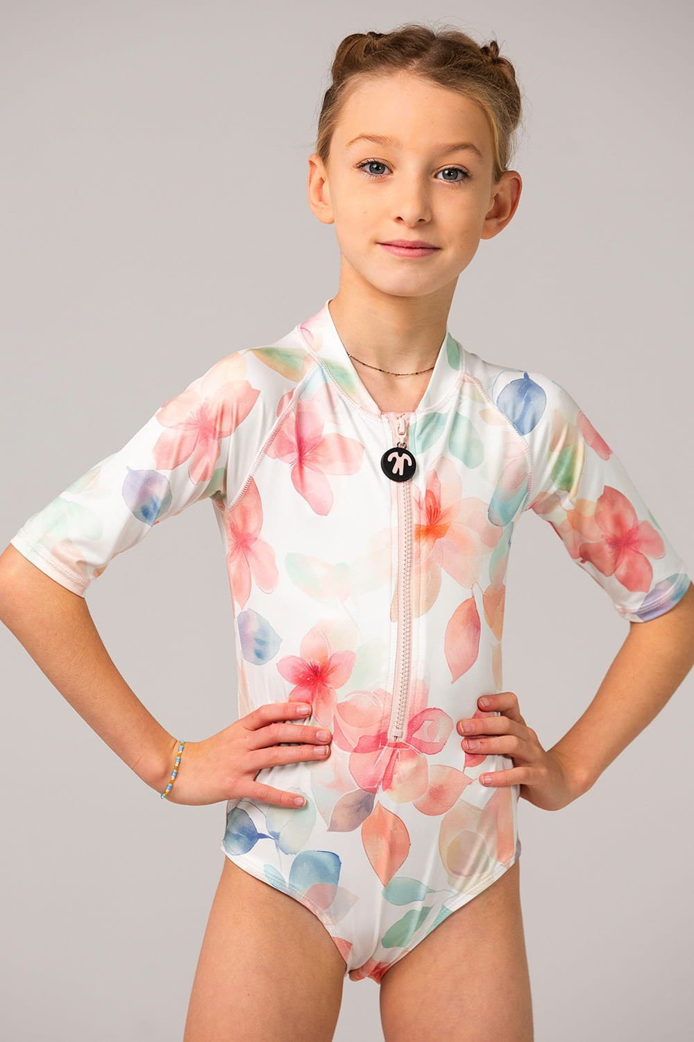 Kostium UPF50+ dla dziewczynki 122-128, 7-8 lat, Ducksday, Bliss