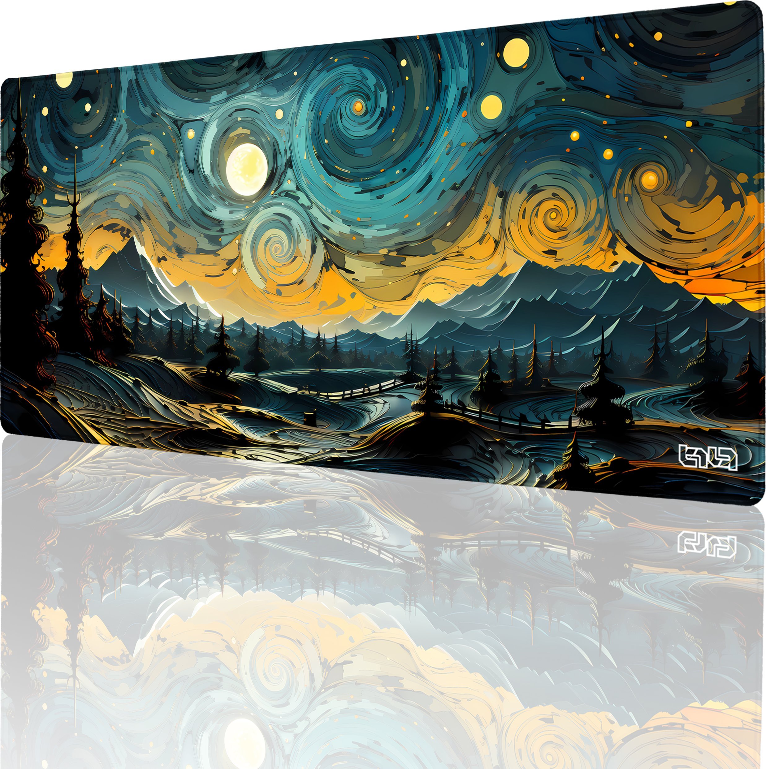 Podkładka Tilt PODKŁADKA POD MYSZ GAMINGOWA Wiry Nocnych Gwiazd 90x40 TILT Prezent