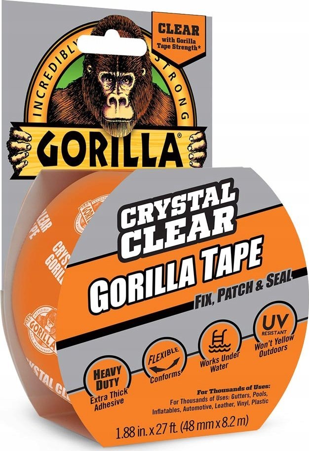 Gorilla Sports Gorilla tape 'Clear Repair' 8.2m