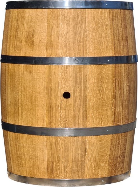 Beczka dębowa 200l z dębu Quercus robur + stojak