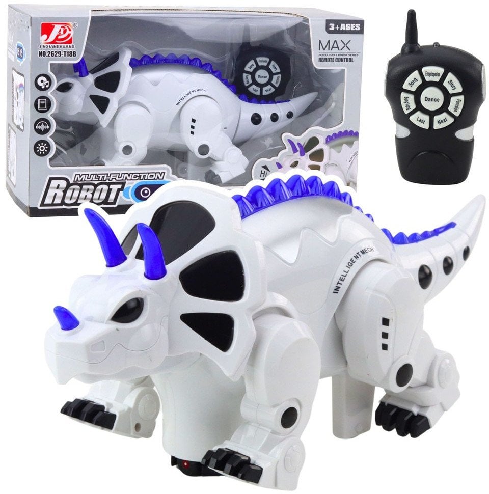 Inteligentny Robot Dinozaur RC Zdalnie Sterowany Triceratops