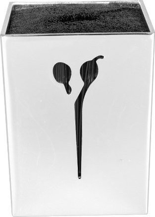 Activeshop STOJAK NA NOŻYCZKI FRYZJERSKIE SREBRNY