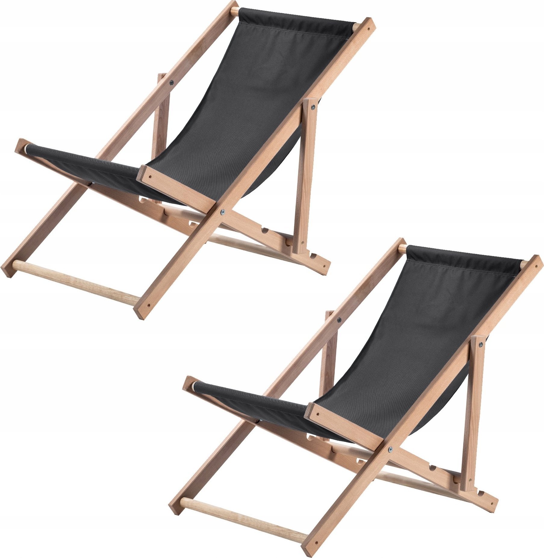 Kadax KADAX Leżak drew standard ciemny grafit pak2szt