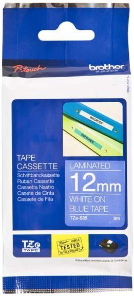 Brother taśma TZE-135 (white on clear)