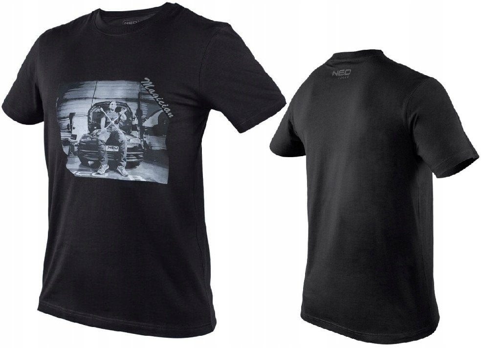 T-shirt z nadrukiem, mechanik, rozmiar S