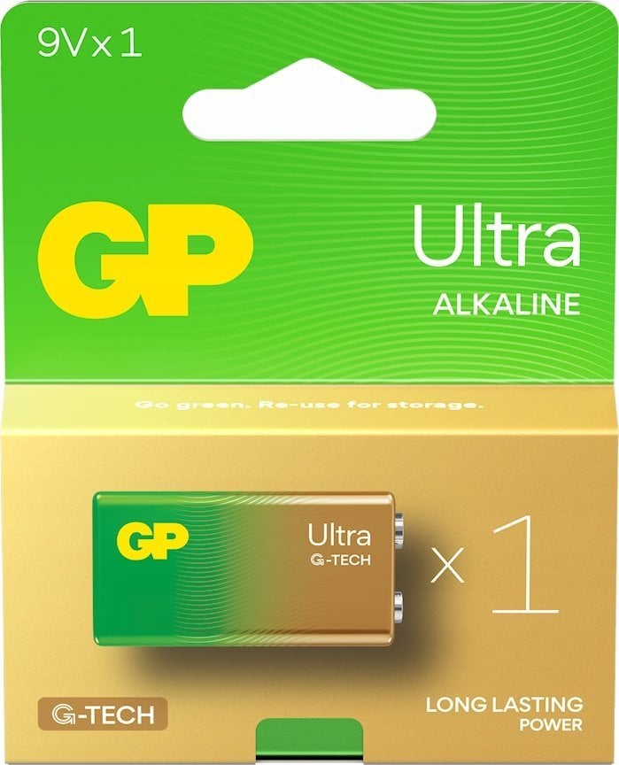 GP Bateria Ultra Alkaline 6LR61 1 szt.