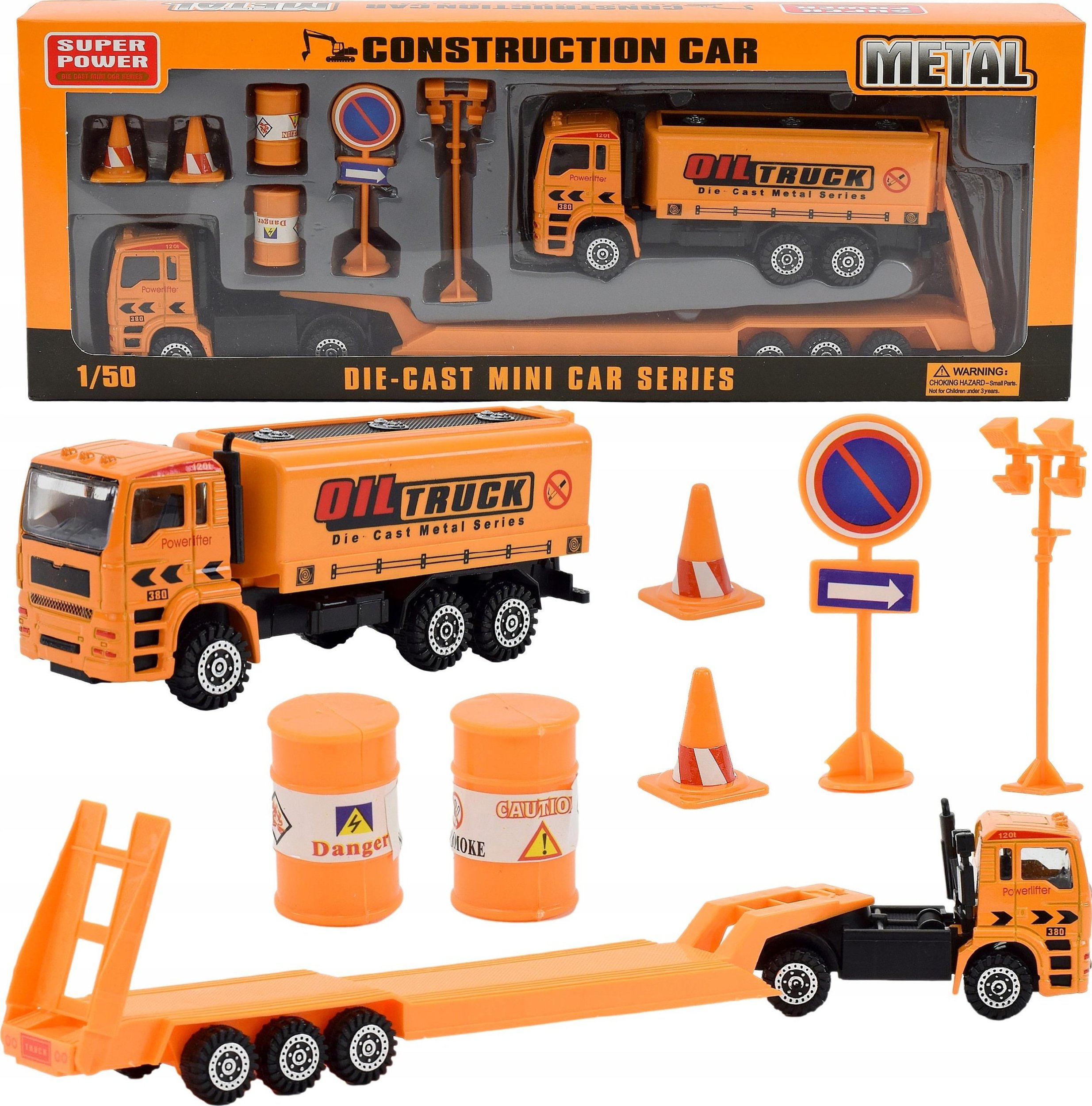 Skleplolki ZESTAW POJAZDY BUDOWLANE CYSTERNA AUTA METAL RESORAKI REMONTY DROGOWE AUTO