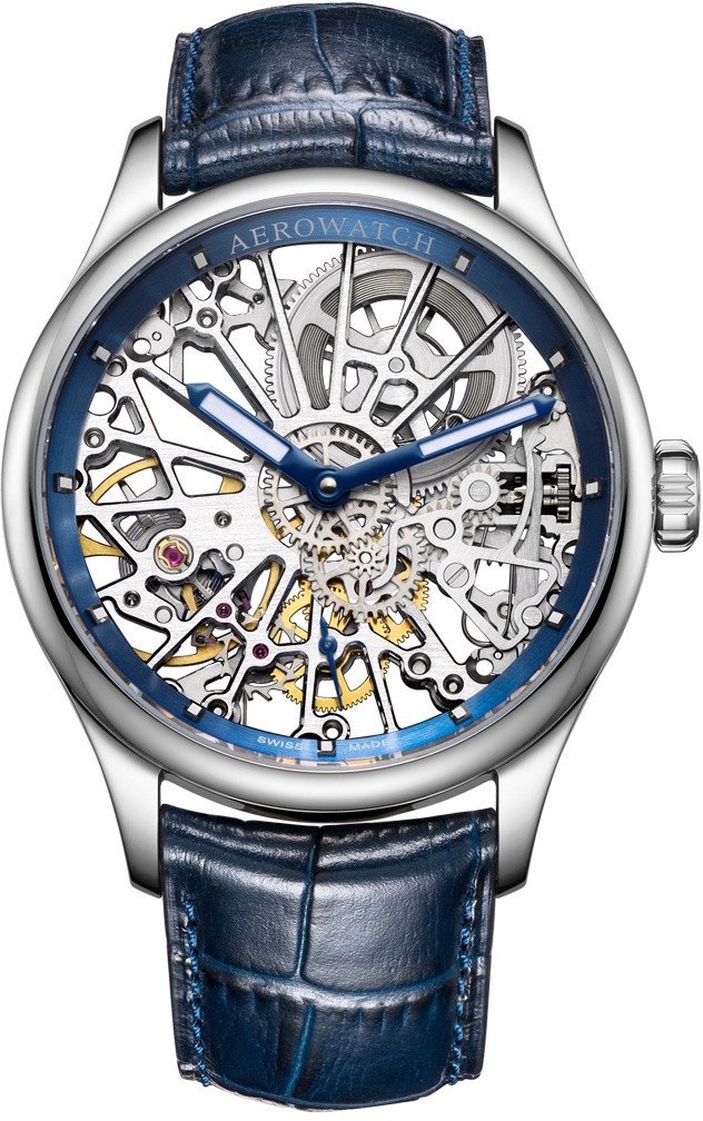 Zegarek męski Aerowatch 50981-AA19 niebieski