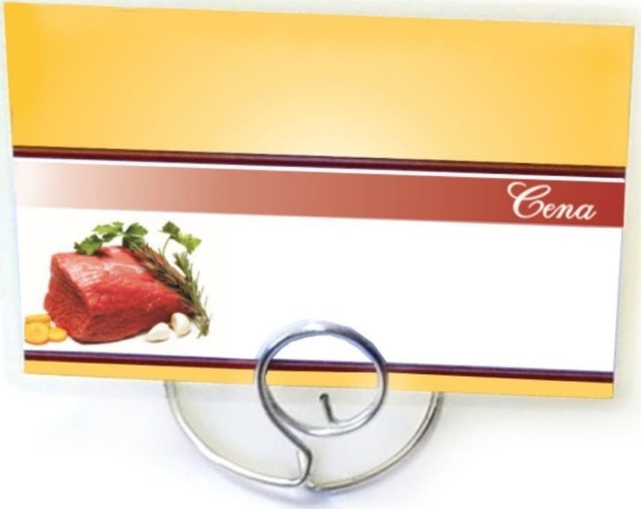 StudioCen Cenówki,etykiety laminowane MIĘSO, WĘDLINY 50szt.