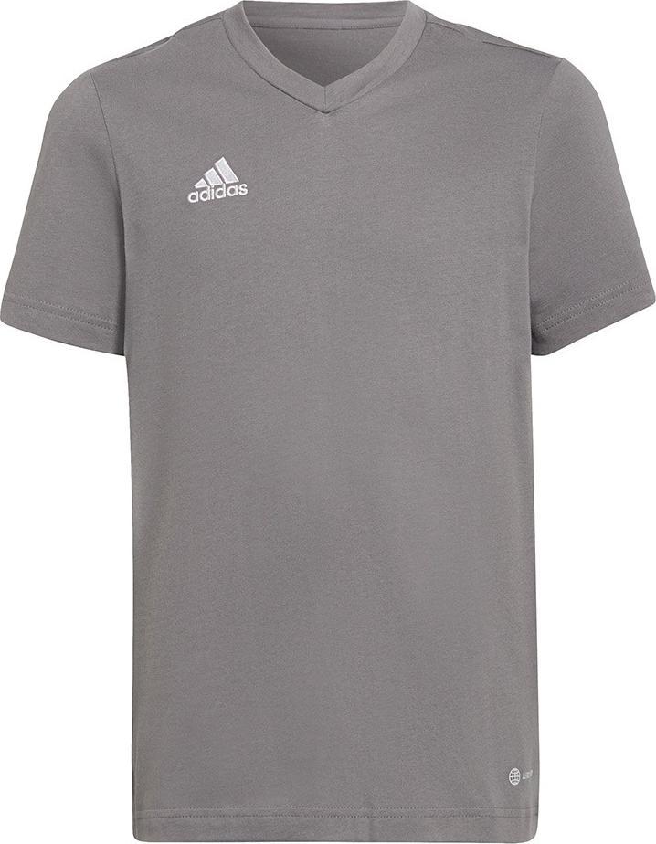 Adidas Koszulka dla dzieci adidas Entrada 22 Tee szara HC0444 : Rozmiar - 140cm